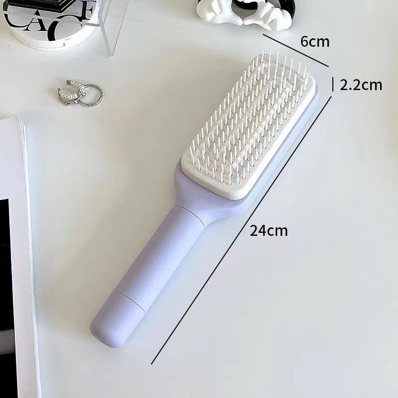 Self-Cleaning Anti-Static 4 in 1 Hairbrush