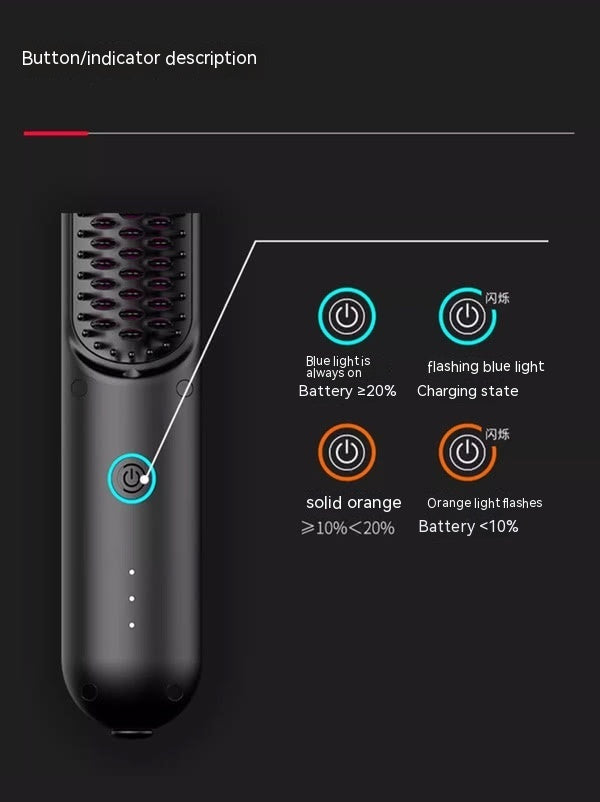 HeyHair Cordless Portable Hair Straightener Pro