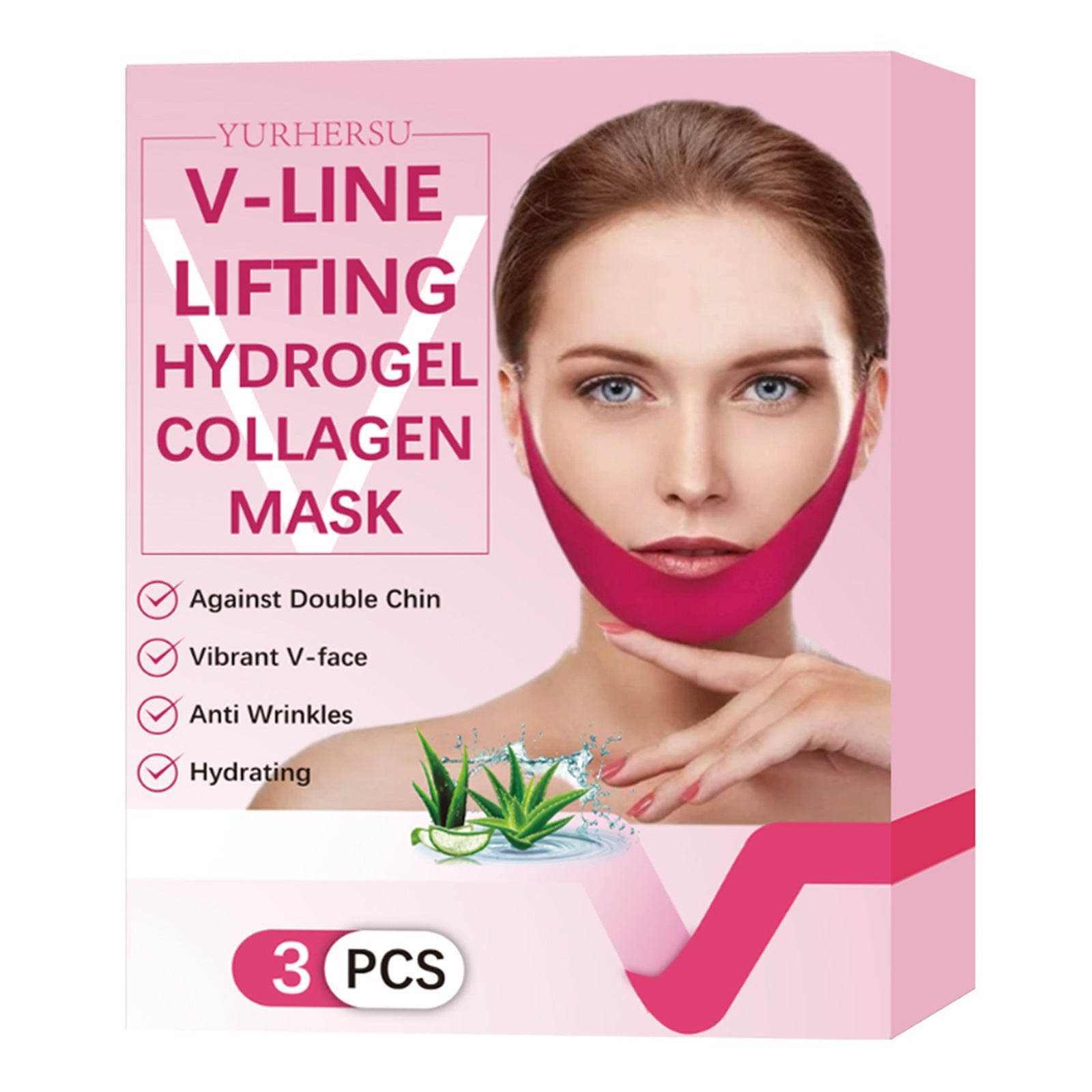 V-Line Lifting And Tightening Double Chin Hydrogel Facial Mask