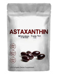Astaxanthin 12mg – 120 Softgels | Natural Microalgae Skin & Tanning Support