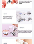 Premium Reusable Magnetic Self-Adhesive Eyelashes